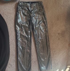 GAP Kids Shiny Silver Jeans